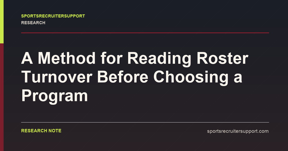 Roster comparison notes for college recruiting research on October 22, 2026